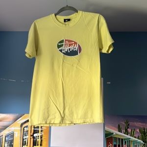 Yellow Stüssy Design Tee